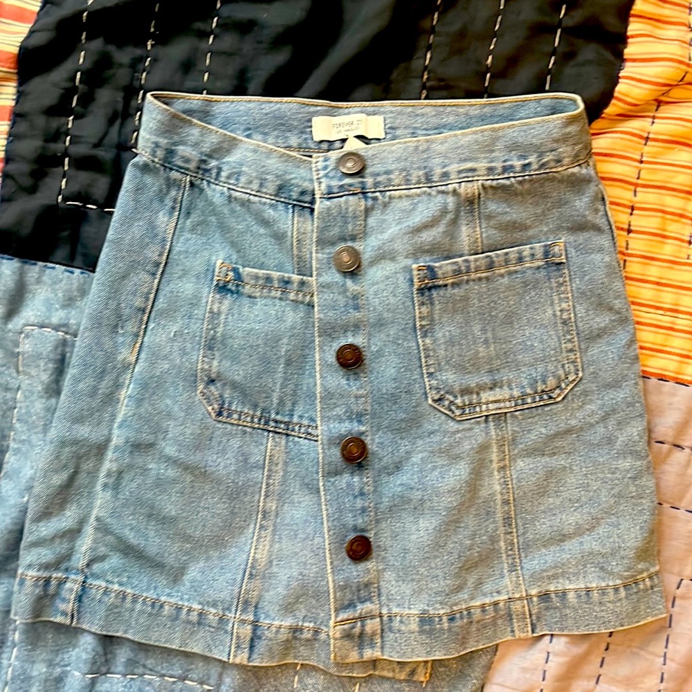 Denim skirt